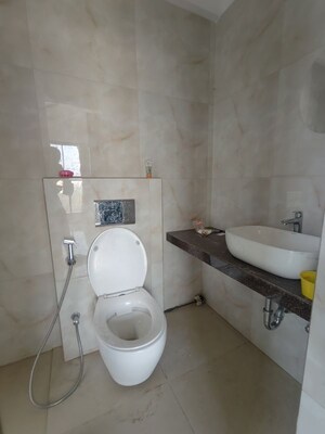 Bathroom in 1 BHK Apartment at Raymond Ten X Habitat, Pokhran Road No Two – for Rent