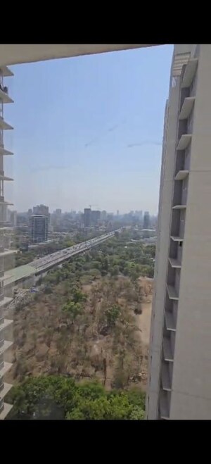 Balcony in 3 BHK Apartment at Sheth Zuri, Laxmi Nagar – for Rent