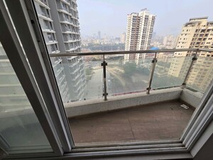 Balcony in 3 BHK Apartment at Rosa Manhattan, Ghodbunder Road – for Rent