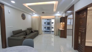 Living Room in 3 BHK Apartment at Rajapushpa Provincia, Narsingi – for Rent