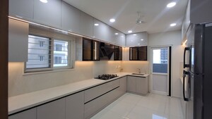 Kitchen in 3 BHK Apartment at Rajapushpa Provincia, Narsingi – for Rent