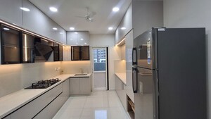 Kitchen in 3 BHK Apartment at Rajapushpa Provincia, Narsingi – for Rent