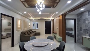 Master Bedroom in 3 BHK Apartment at Rajapushpa Provincia, Narsingi – for Rent