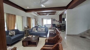 Living Room in 4 BHK Villa at Magna Majestic Meadows, Osman Nagar – for Rent