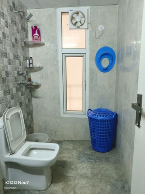 Bathroom in 4 BHK Apartment at Ajnara Grace, Raj Nagar Extension – for Rent
