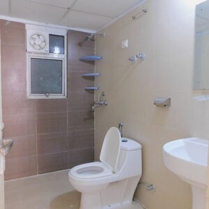 Bathroom in 3 BHK Apartment at Devika Skypers, Raj Nagar Sector 10 – for Rent