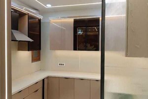 Kitchen in 2 BHK Builder Floor at Mahavir Enclave – for Sale