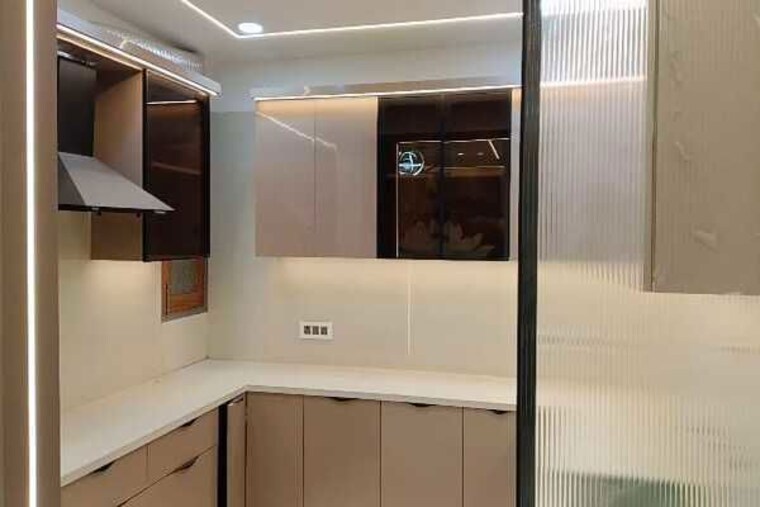 Kitchen, mahavir enclave 2 Bedroom 68 Sq.Yd. Builder Floor In Mahavir Enclave Delhi 10200436