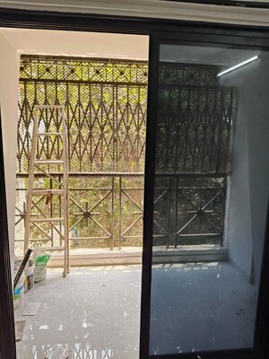 Balcony in 1 BHK Apartment at Lokpuram CHS, Vasant Vihar – for Rent