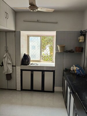 Kitchen in 1 BHK Apartment at Lokpuram CHS, Vasant Vihar – for Rent