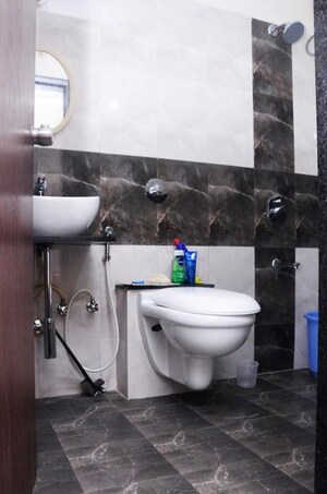 Bathroom in 4 BHK Apartment at Shubh Gateway, Viman Nagar – for Rent