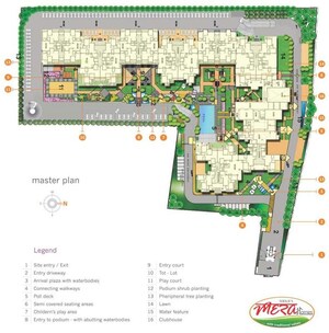 Master Plan in 3 BHK Apartment at MRKR Mera Homes, Whitefield – for Rent