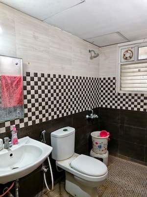 Bathroom in 3 BHK Apartment at MRKR Mera Homes, Whitefield – for Rent