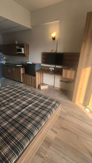 Kitchen in 1 BHK Apartment at Paramount Golfforeste, Zeta I Greater Noida – for Rent