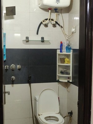 Bathroom in 3 BHK Apartment at Shanti Homes, Indrapuram – for Rent