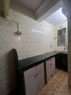 Kitchen in 1 RK Apartment at Chatrapati Shivaji Raje Complex, Kandivali West – for Rent