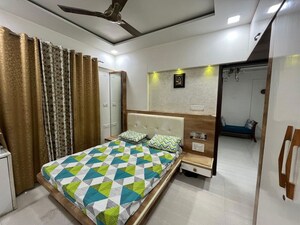 Bedroom in 3 BHK Apartment at RK Riddhi Siddhi Heights, Wakad – for Rent