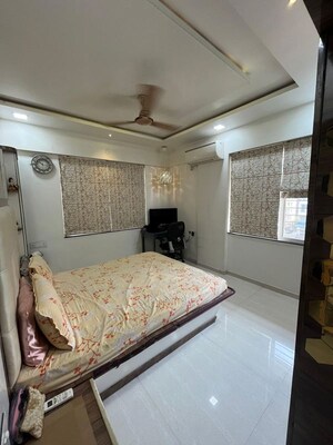 Bedroom in 3 BHK Apartment at RK Riddhi Siddhi Heights, Wakad – for Rent