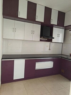 Kitchen in 2 BHK Apartment at Bhartiya Nikoo Homes, Thanisandra Main Road – for Rent