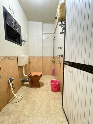 Bathroom in 1 BHK Apartment at Mhada CHS, Vasant Vihar – for Rent