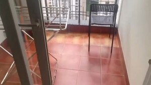 Balcony in 2 BHK Apartment at Prestige High Fields Gachibowli, Gachibowli – for Sale