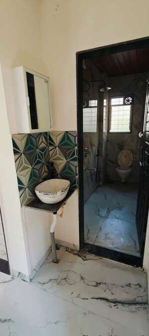 Bathroom in 1 BHK Apartment at Kharadi – for Rent
