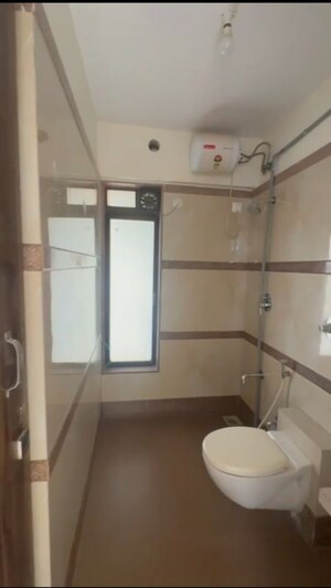 Bathroom in 3 BHK Apartment at Chandak Stella, Goregaon West – for Rent