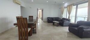 Living Room in 4 BHK Apartment at DB Woods, Goregaon East – for Rent