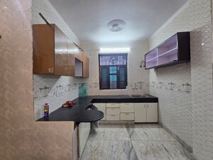 Kitchen in 3 BHK Builder Floor at Green Fields Colony – for Rent