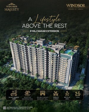 3 BHK Apartment For Sale in Sanchar Residency, Raj Nagar Extension