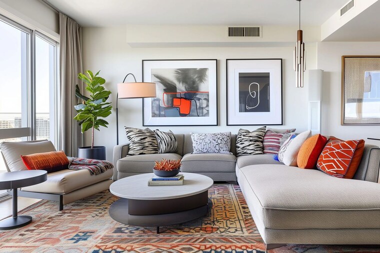Living Room, sainik vihar 4 Bedroom 3000 Sq.Ft. Builder Floor In Sainik Vihar Delhi 10150888