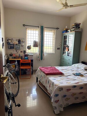 Bedroom in 3 BHK Apartment at Prestige Wellington Park, Jalahalli – for Rent