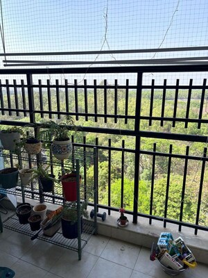 Balcony in 3 BHK Apartment at Prestige Wellington Park, Jalahalli – for Rent