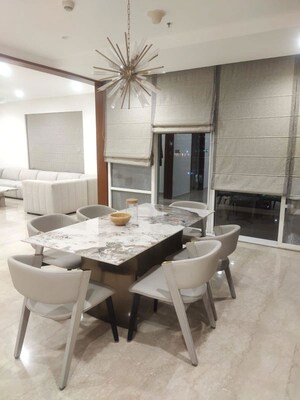 Dining area in 3 BHK Apartment at My Home Bhooja, Hi Tech City – for Rent