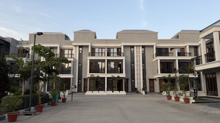 Exterior View, indus-palm-drive 4 Bedroom 1669 Sq.Ft. Villa In Raj Nagar Extension Ghaziabad 9299972