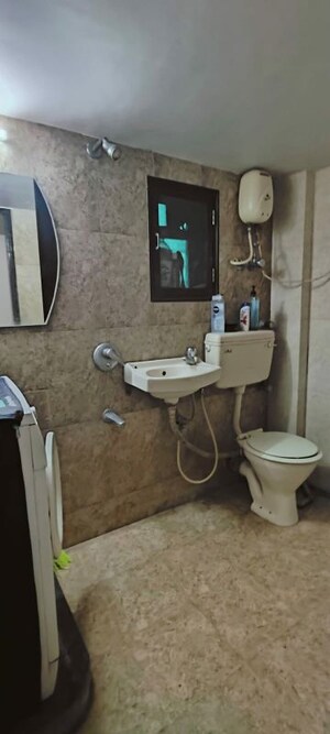 Bathroom in 2 BHK Apartment at Hiranandani Powai Park, Powai – for Rent