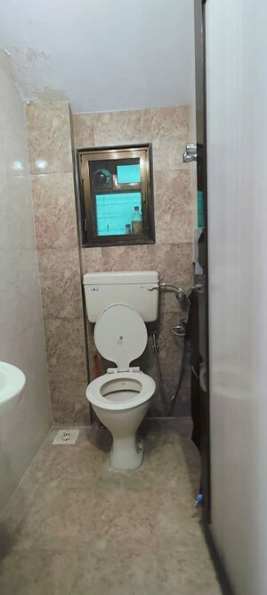Bathroom in 2 BHK Apartment at Hiranandani Powai Park, Powai – for Rent