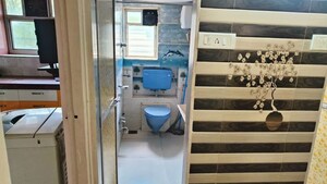 Bathroom in 2 BHK Apartment at Khandwala Apartment, Santacruz East – for Sale