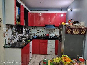 Kitchen in 3 BHK Builder Floor at Dashrath Puri – for Sale