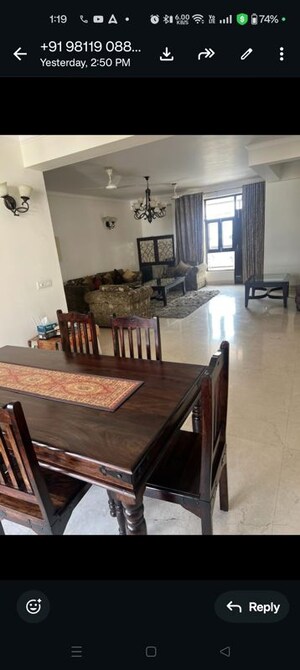 Kitchen in 4 BHK Apartment at The Citizen Apartments, Sector 51 – for Rent