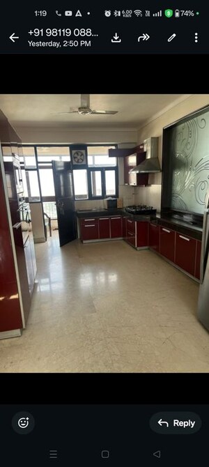 Living Room in 4 BHK Apartment at The Citizen Apartments, Sector 51 – for Rent