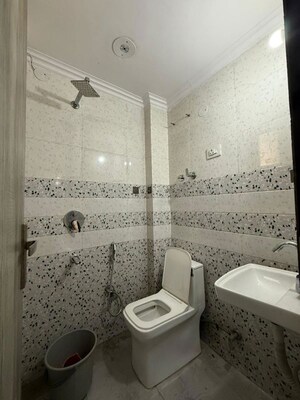 Bathroom in 1 BHK Builder Floor at Saket – for Rent