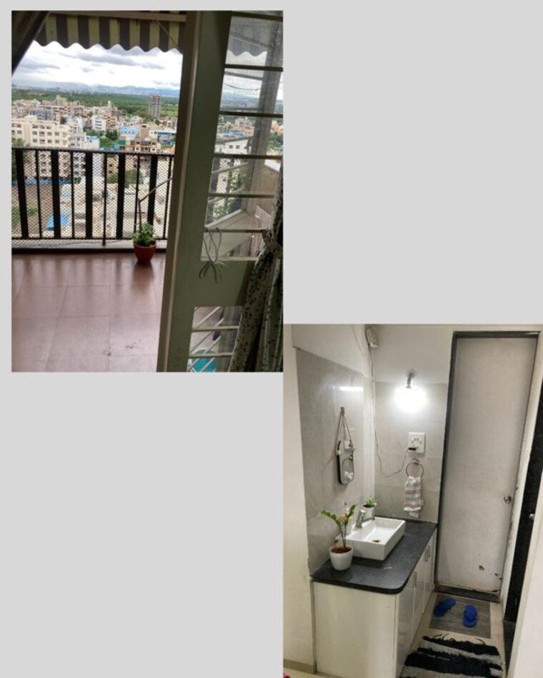 Balcony, aishwaryam-deerstone 2 Bedroom 750 Sq.Ft. Apartment In Akurdi Pune 10201456