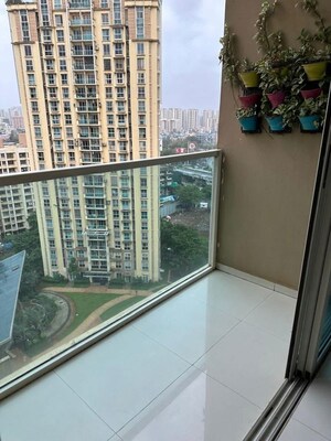Balcony in 2 BHK Apartment at Sheth Vasant Lawns, Laxmi Nagar – for Rent
