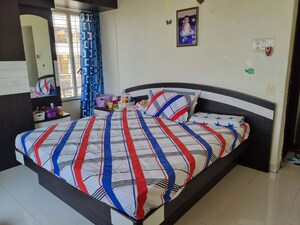 Bedroom in 3 BHK Apartment at Royal Heights Pune, Bopodi – for Rent