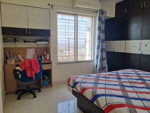 Bedroom in 3 BHK Apartment at Royal Heights Pune, Bopodi – for Rent