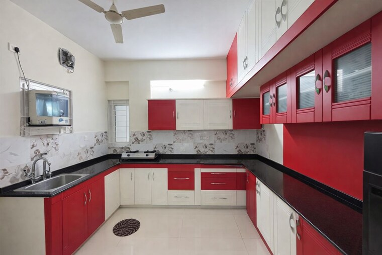 Kitchen, madhapur 3 Bedroom 2000 Sq.Ft. Builder Floor In Madhapur Hyderabad 10201636