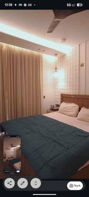 Bedroom in 3.5 BHK Apartment at Mapsko Royale Ville, Sector 82 – for Rent