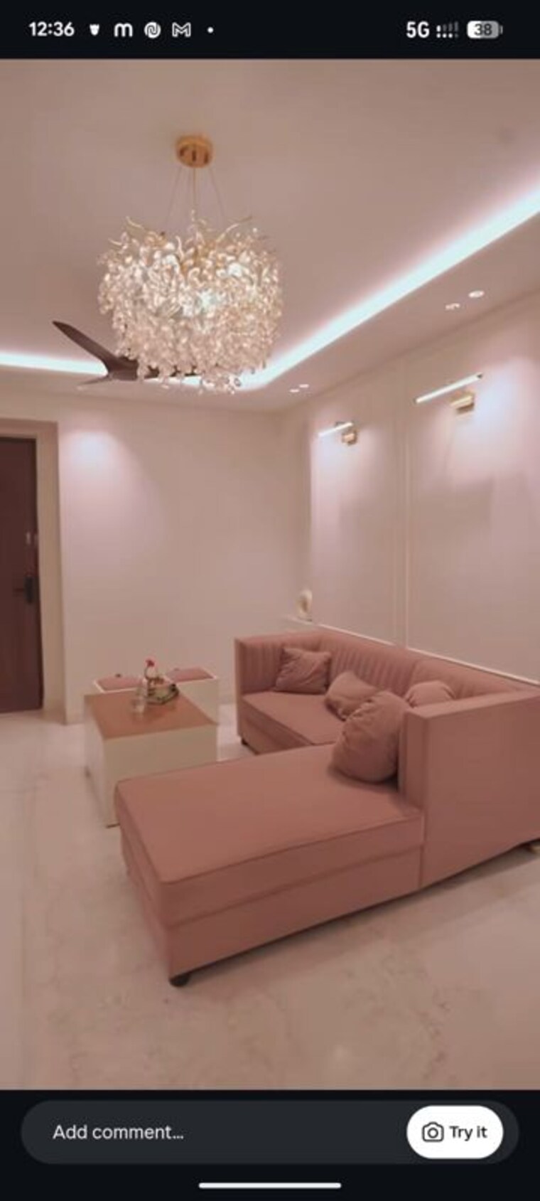 Living Room, mapsko-royale-ville 3.5 Bedroom 2300 Sq.Ft. Apartment In Sector 82 Gurgaon 10201708