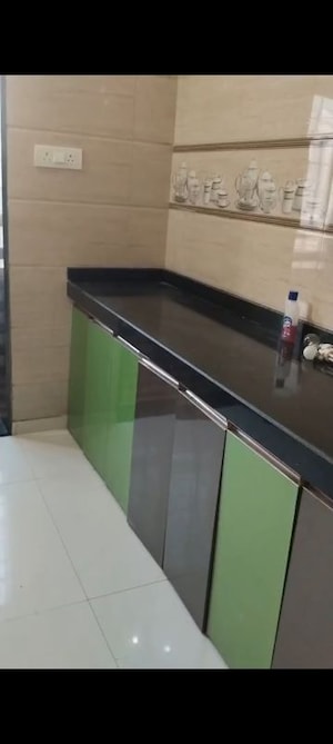 Kitchen in 1 BHK Apartment at Harsh Residency, Mira Road – for Rent